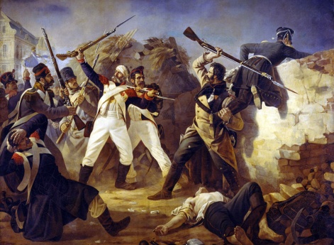 Подвиг гренадера лейб-гвардии Финляндского полка Л. Коренного в битве под Лейпцигом в 1813 году