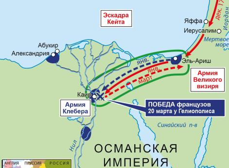  Война Второй антифранцузской коалиции 1798–1802 гг. Кампания в Египте в 1800.