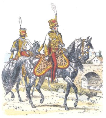 Франция. Адъютанты маршала Бертье