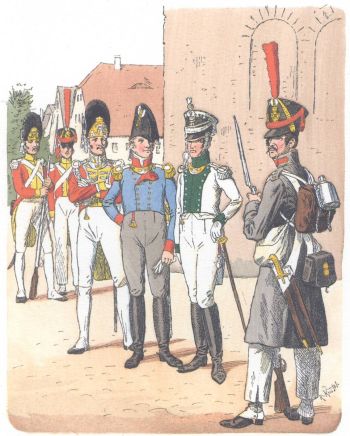 Саксония. Пехота (1810)