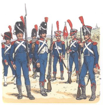 Франция. Карабинеры легкой пехоты