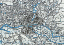 Карта Кёнигсберга