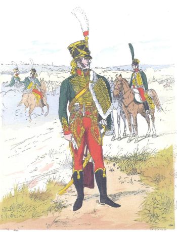 Баден. Офицер Гусарского полка (1812)