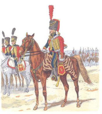 Франция. 4-й гусарский полк