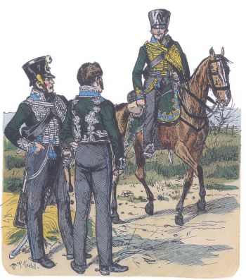 Пруссия. Эльбский национальный гусарский полк (1813-15)