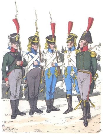 Шварцбург. Вальдек. Рейсс. 6-й полк Рейнского союза (1812)