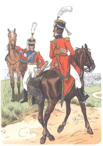 Саксония. Шеволежерские полки (1810)