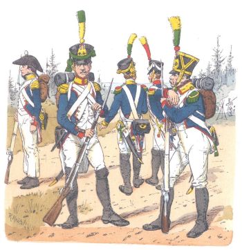 Франция. Вольтижеры линейной пехоты