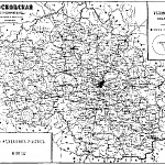 Московская губерния. Сеть медицинских участков в 1868 году