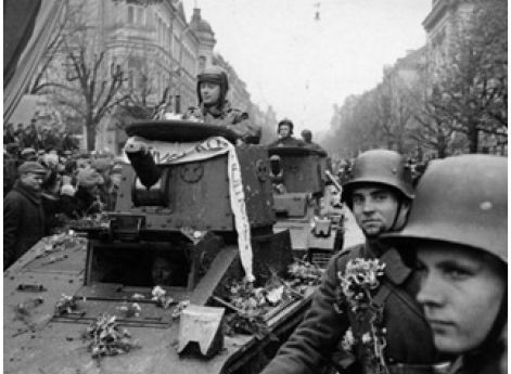 Вступление литовских войск в Вильно. Октябрь 1939 г.