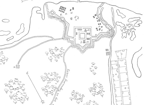 Предмостное укрепление у Мишурина Рога, возведенное в кампанию 1737 года