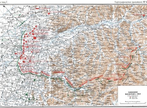 Расположение Маньчжурских армий к утру 19 февраля 1905 года
