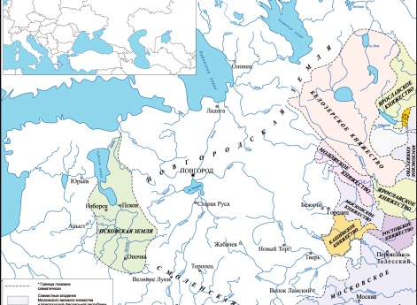 Псковская земля XIV века