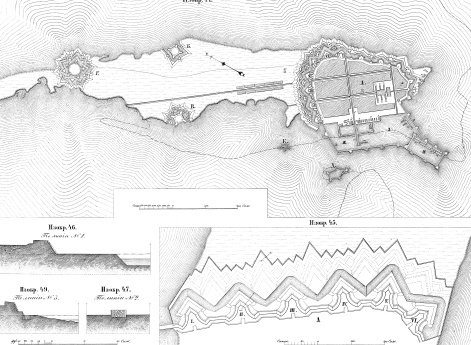 Проект крепости Кронштадт в 1721 году