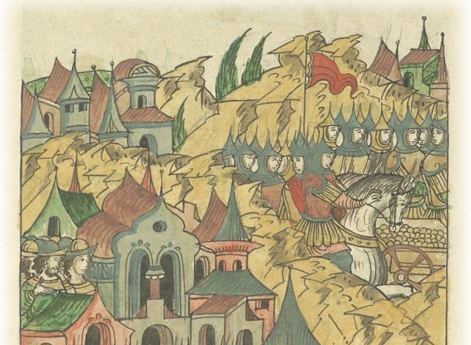 Татары, нарушив клятву, разграбляют Нижний Новгород.
