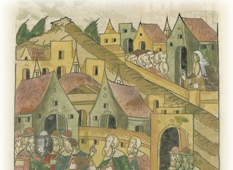 Новгородский архиепископ Феофил и весь Великий Новгород присылают к великому князю Ивану Васильевичу послов бить челом и именовать великого князя и его сына Ивана "государями".