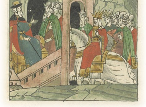 Царица Нур-Салтан приходит из Казани в Москву.