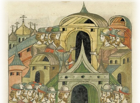 Переговоры казанских послов с послами великого князя Василия Ивановича.