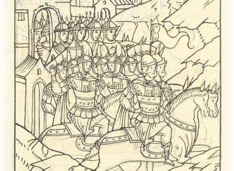 Великий князь Иван Васильевич и его мать великая княгиня Елена отпускают своих воевод из Великого Новгорода и Пскова в Литовскую землю. 